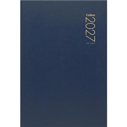 Collins A52 Diary A5 2 Days Per Page 2027 Blue