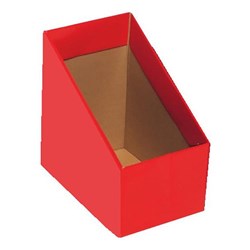 Marbig Magazine Box File Large Red, Pack of 5