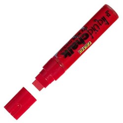 Texta Liquid Chalk Dry Wipe Window Marker 15mm Chisel Tip Red