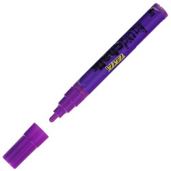 Texta Liquid Chalk Dry Wipe Window Marker 4.5mm Bullet Tip Purple