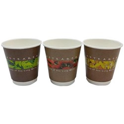 NZ Flora DWS Hot Paper Cups Double Wall 280ml, Carton of 500