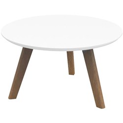Fiord Coffee Table 800mm Snowdrift/Ash Timber