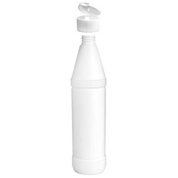 Empty Squeeze Bottle With Flip Top Lid Plain 750ml