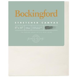 Bockingford 13oz Stretched Canvas 8x10 Inch 1.5 Inch Frame