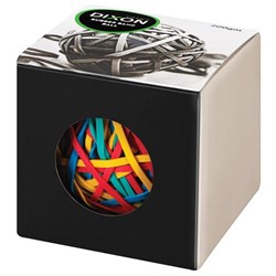 Dixon Rubber Band Ball Assorted Colours 200g