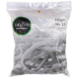Dixon Rubber Bands No. 12 1.6mm x 41mm 500g