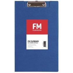 FM Clipboard With Flap Foolscap Blue