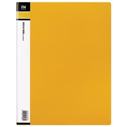 FM A4 Display Book 20 Pocket Yellow