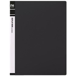 FM A5 Display Book 20 Pockets Black