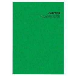 Milford A4 18MC Analysis Book Limp Cover 26 Leaves