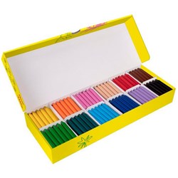 Jovi Wax Crayons 12 Assorted Colours, Box of 300