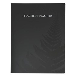 Teacher's Planner Book Cover Only Black
