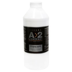 A2 Art Student Acrylic Paint 1L Titanium White