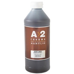A2 Art Student Acrylic Paint 1L Burnt Umber