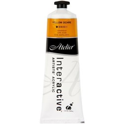 Atelier Interactive Acrylic Paint S1 80ml Yellow Ochre