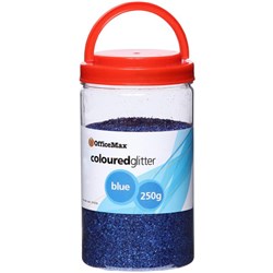 OfficeMax Bright Coloured Glitter Blue 250g