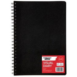 Warwick Artworx A4 Spiral Visual Diary 50 Leaves