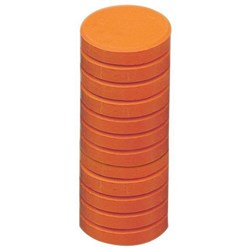 Tempera Paint Blocks Orange, Pack of 12