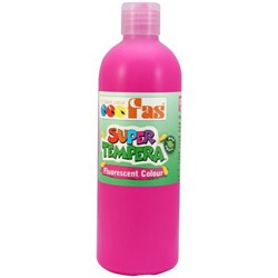 Fas Super Tempera Poster Paint 500ml Fluoro Magenta