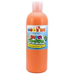 Fas Super Tempera Poster Paint 500ml Orange