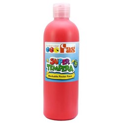 Fas Super Tempera Poster Paint 500ml Brilliant Red