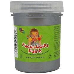 Five Star Face Paint 125ml Silver