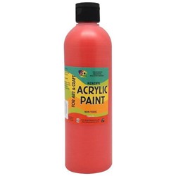 Five Star NZACRYL Acrylic Paint 500ml Metallic Red