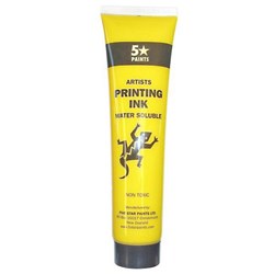 Five Star Water Based Printing Ink 115ml Yellow