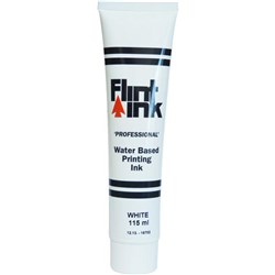 Five Star Flint Ink Water-Based Printing Ink 115ml White