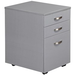 Spartan Mobile 3 Drawer Silver
