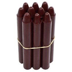 Retsol Hard Wax Crayons Brown, Set of 10
