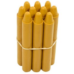 Retsol Hard Wax Crayons Ochre, Set of 10