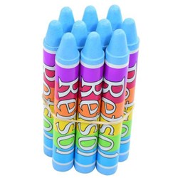 Retsol Soft Wax Crayons Light Blue, Set of 10