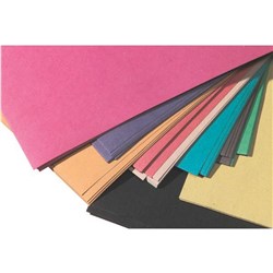 Sugar Paper A2 112gsm Assorted Colours, Pack of 100
