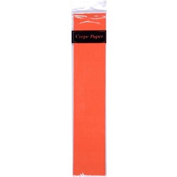 Crepe Paper 500mmx2m Bright Orange