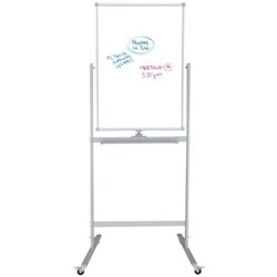 Boyd Visuals Acrylic Pivoting Mobile Whiteboard 600 x 900mm