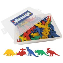 Learning Toolbox Plastic Dinosaurs, Box of 64