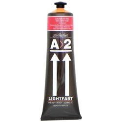 A2 Art Student Acrylic Paint 120ml Cadmium Medium Red