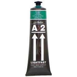 A2 Art Student Acrylic Paint 120ml Pthalo Green Hue