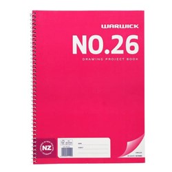 Warwick No.26 Spiral Project Book 100gsm 30 Leaves