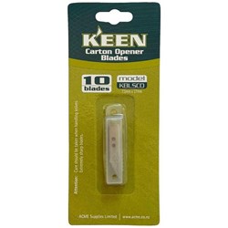 Keen Safety Carton Opener Cutter Blades KBLSCO, Pack of 10