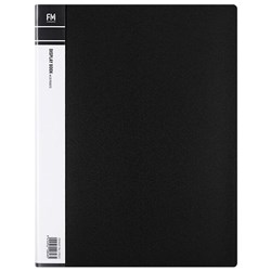 FM A4 Display Book 20 Pocket Black