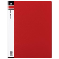 FM A4 Display Book 20 Pocket Red