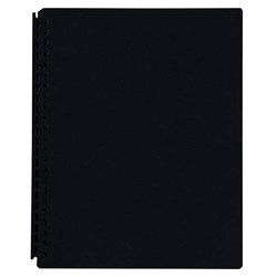 FM A4 Refillable Display Book 20 Pocket Black