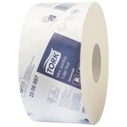 Tork T2 Universal Mini Jumbo Toilet Tissue 1 Ply 2306897, Carton of 12