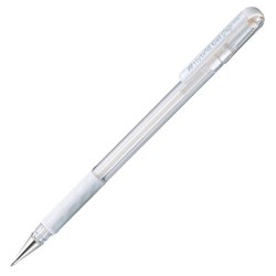 Pentel Hybrid White Rollerball Pen 0.8mm Fine Tip