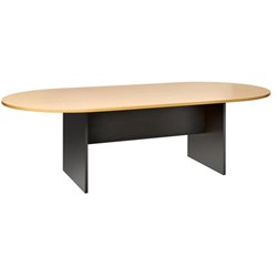 Emerge OT225 Boardroom Table 2400mm Beech/Ironstone