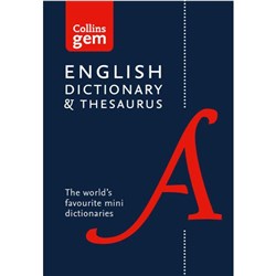 Collins Gem Dictionary & Thesaurus 9780008141714