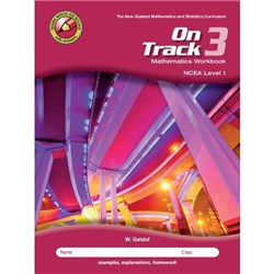 On Track 3 Mathematics Workbook Level 1 Year 11 9781877567186