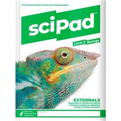 sciPAD External Biology Workbook Level 3 Year 13 9780992260491